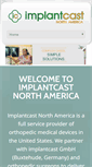 Mobile Screenshot of implantcast-na.com